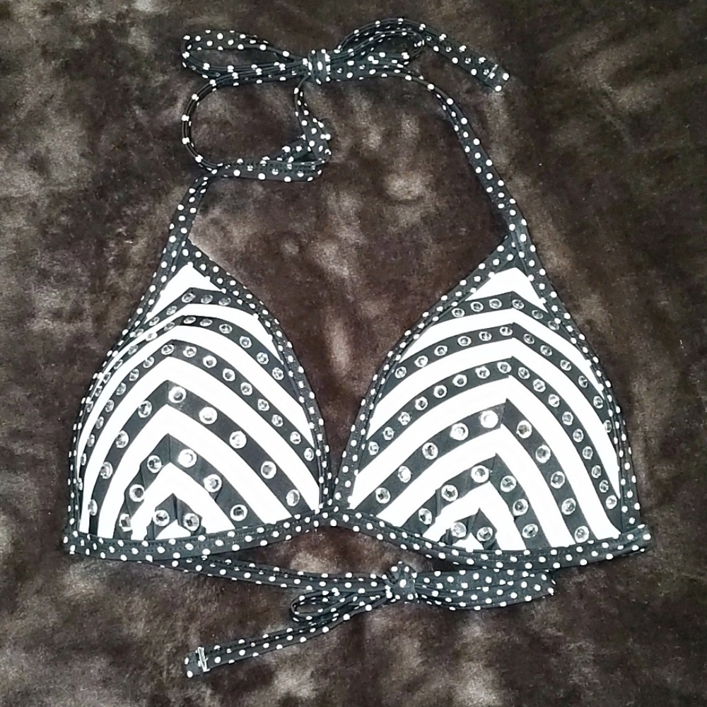 Rhinestone bikini top
